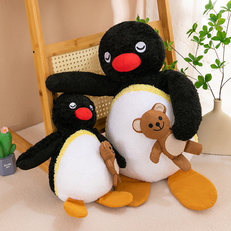 Đầu Bếp Quyến Rũ Pingu Chim Cánh Cụt Thú Nhồi Bông Mềm Sang Trọng Đồ Chơi Quà Tặng Hoàn Hảo Trẻ Em Cho
