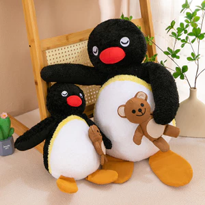 Đầu Bếp Quyến Rũ Pingu Chim Cánh Cụt Thú Nhồi Bông Mềm Sang Trọng Đồ Chơi Quà Tặng Hoàn Hảo Trẻ Em Cho