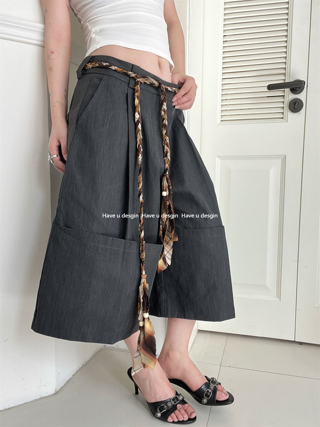 Thắt lưng nữ retro handmade, dây thắt lưng trang trí phù hợp để tạo điểm nhấn thời trang cho vòng eo