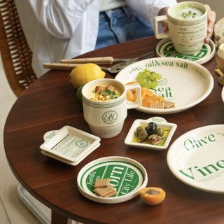 Niche Letter Plate Bát tráng miệng Đĩa tráng miệng Đĩa tráng miệng Đĩa cao cấp