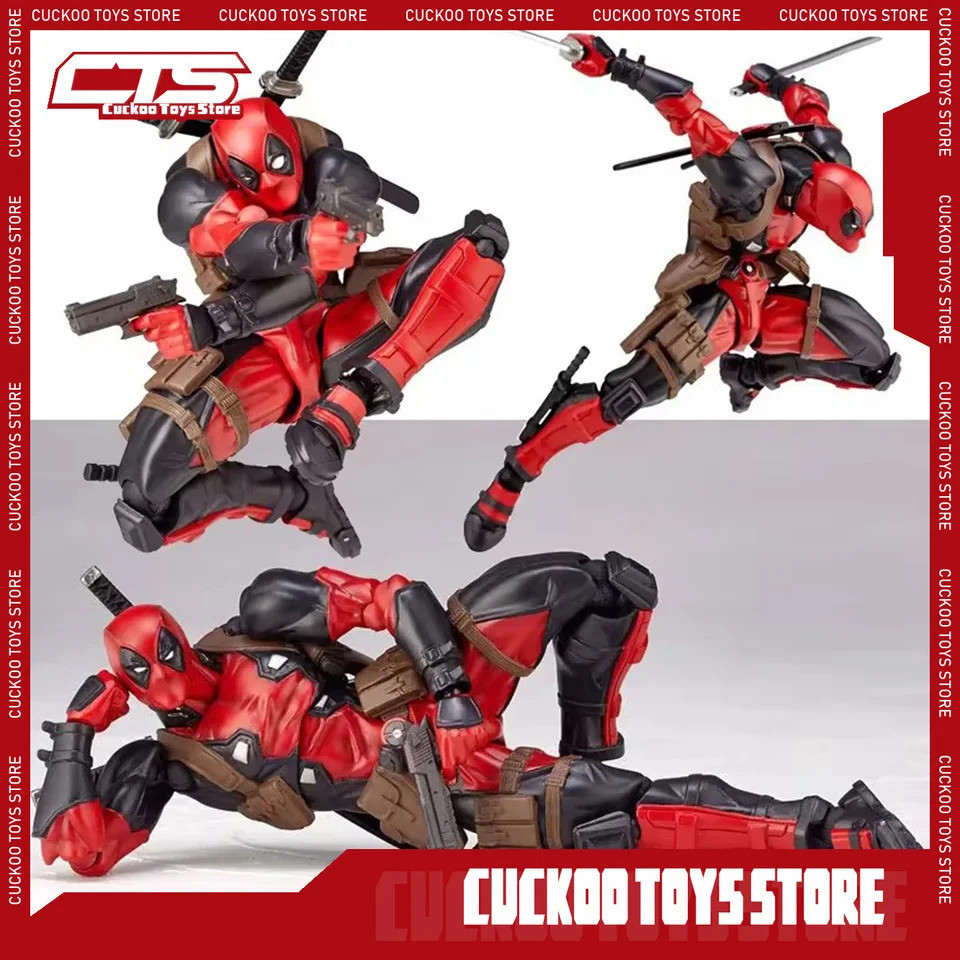 16cm ML X-Men Yamaguchi Deadpool Action Figure Model Variant Movable ...