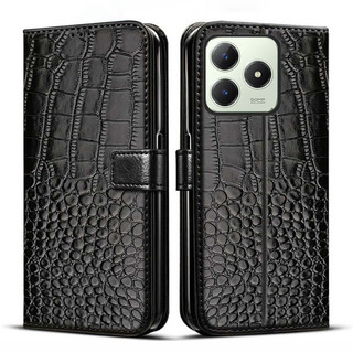 Dành Cho OPPO Realme C65s Ốp Lưng Ví Đựng Thẻ Đứng Từ Tính Lật Da Bao Da Dành Cho Realme C65s Ốp Lưng Điện Thoại