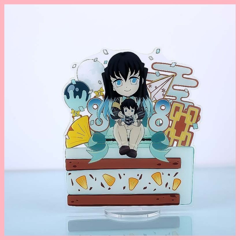 Đứng Mới Demon Slayer Tomioka Nezuko Zenitsu shinobu Demon Slayer Hàng Hóa Tomioka Giyuu Inosuke Tomioka Vợ Tôi Zenitsu Bướm Ninja Trang Trí Chân Đế Sinh Nhật
