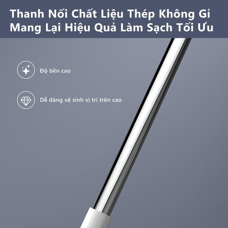 Mô tả Cây gạt nước sàn nhà tắm ZOLELE C2 thanh gạt 50cm đầu xoay 180 - Chính Hãng - 5