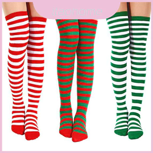 Tất Polyester-spandex Elf Co Giãn Xmas Cosplay Cho