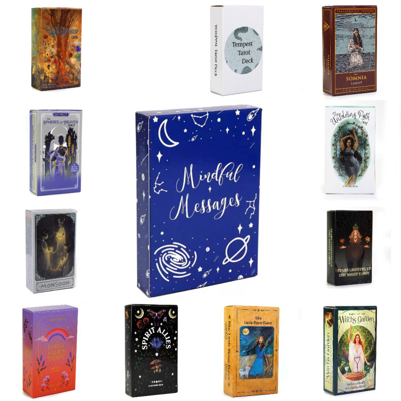 Được thiết kế đẹp thẻ Oracle Tarot với giấy đồng để tăng độ bền