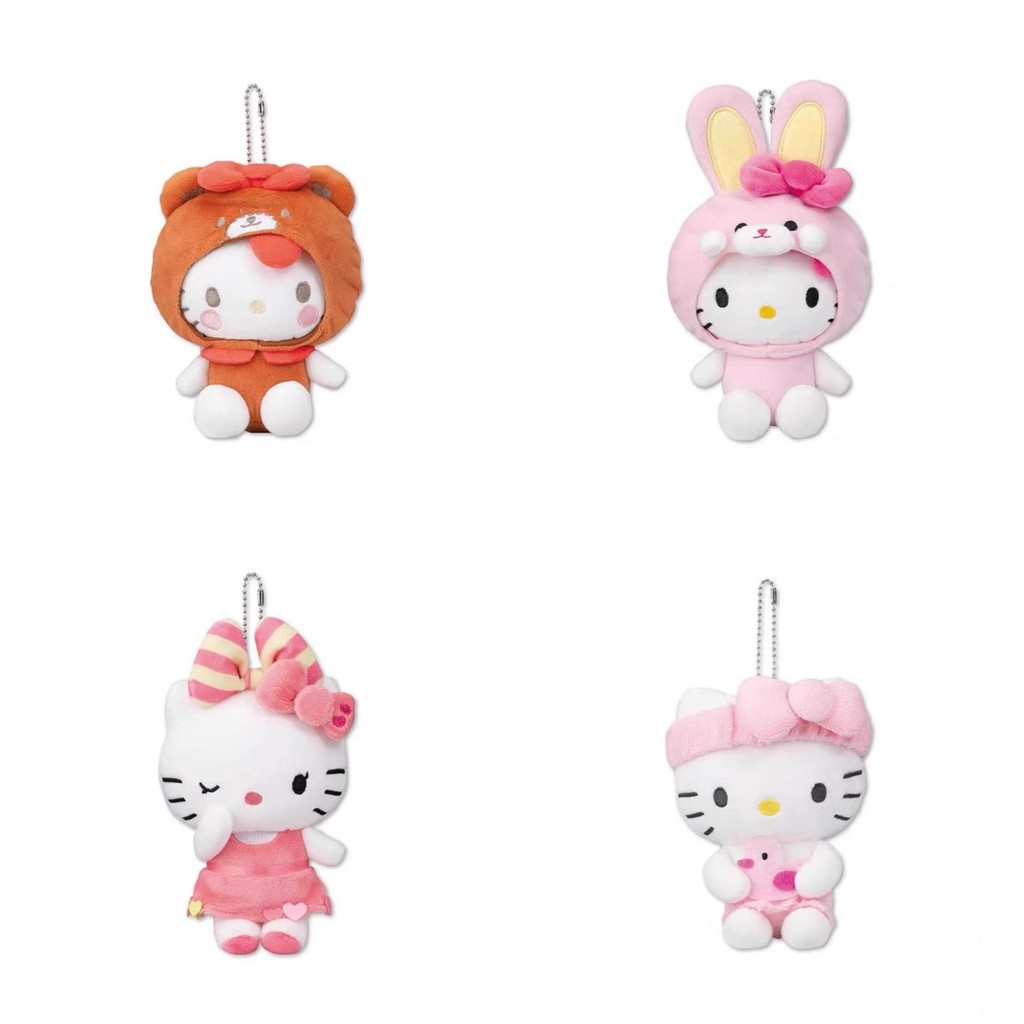 Bộ đồ chơi sang trọng nhân vật Kitty độc đáo Hello có gấu và thỏ nhân dịp kỷ niệm 50 năm