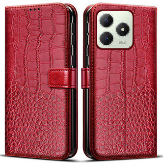 Dành Cho OPPO Realme C65s Ốp Lưng Ví Đựng Thẻ Đứng Từ Tính Lật Da Bao Da Dành Cho Realme C65s Ốp Lưng Điện Thoại