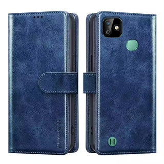 Ví Ốp Điện Thoại Cho Infinix Smart HD 2021 X612B Có Đựng Thẻ Từ Tính Lật Da Đứng Bảo Vệ Chống Sốc Bao Infinix Smart HD 2021