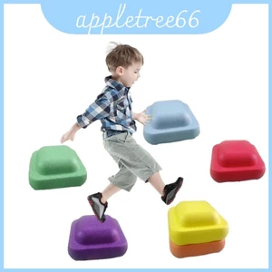 Đá Sông Cầu Vồng Thiết Bị Huấn Luyện Cảm Giác Cân Bằng Huấn Luyện Trẻ Em Giáo Dục Sớm Bước Đá Đồ Chơi