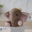 Móc khóa sang trọng hình con voi hấp dẫn Đồ chơi có thể tùy chỉnh mềm mại cho ô tô và túi xách