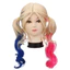 Suicide Squad Harley Quinn Tóc Giả Với Thủ Công Cơ Khí Cho Halloween Cosplay Tiệc Và Sự Kiện