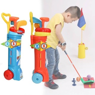 Bộ Mini Câu Lạc Bộ Golf Nhựa Cao Cấp Cho Trẻ Em Và Cha Mẹ Ngoài Trời Vui Nhộn
