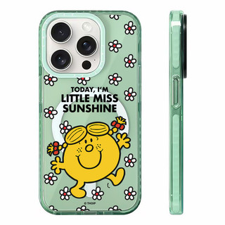 HÔM NAY I 'M LITTLE MISS SUNSHINE Vỏ sạc từ tính không dây Tương thích cho IPhone11 12 13 14 15 16 Pro Max Cover 16 PLUS Vỏ silicon mềm trong suốt chống sốc