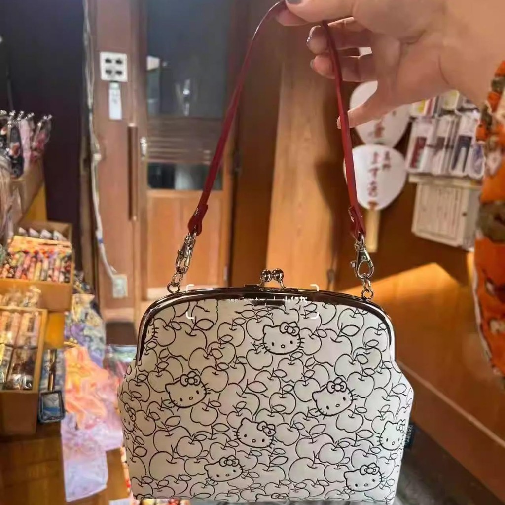 Túi vàng Kyoto Ví đựng tiền xu Sanrio dễ thương Túi xách in tài liệu