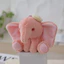 Móc khóa sang trọng hình con voi hấp dẫn Đồ chơi có thể tùy chỉnh mềm mại cho ô tô và túi xách