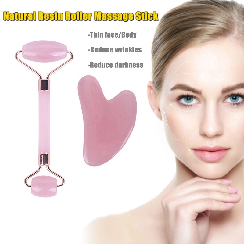 [Sẵn sàng] Dụng cụ cạo Guasha Nhựa Guasha Board Tinh thể tự nhiên Nâng cơ mặt cổ & cơ thể Máy mát xa da mặt Chăm sóc da mặt Gua Sha Dụng cụ làm đẹp