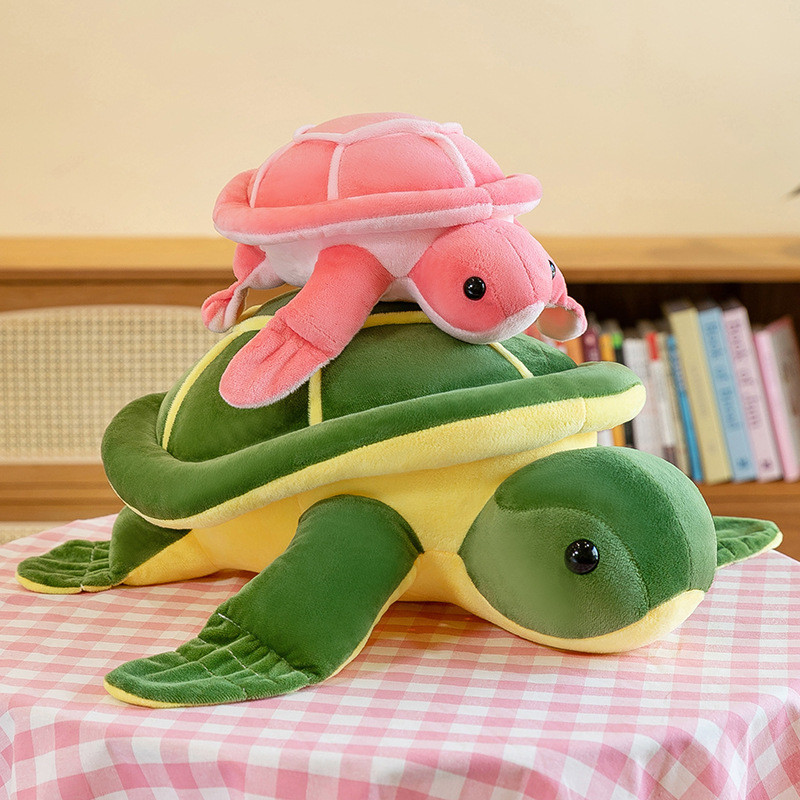 Lovable Rùa Xanh Plushie Ôm Gối Pp Cotton Đầy Biển Rùa Đồ Chơi Nhồi Bông