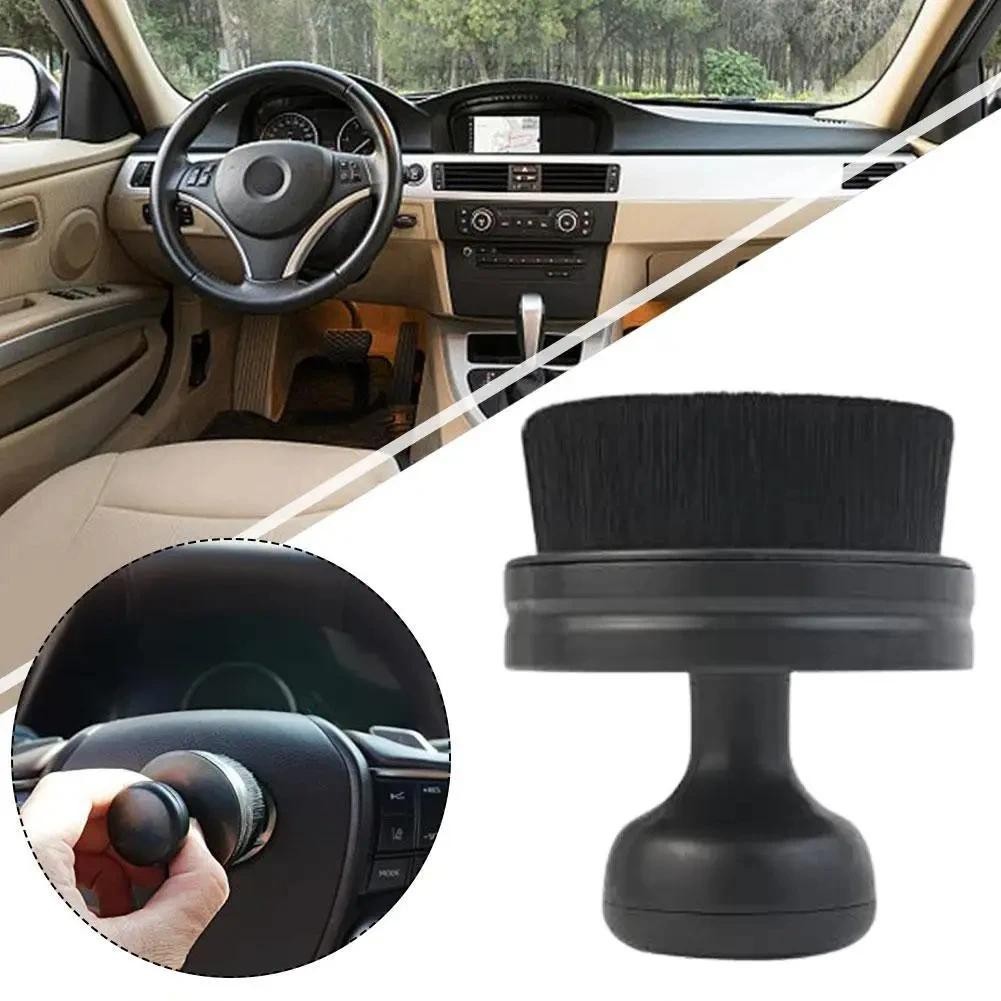 Bàn chải lốp ô tô Loại bỏ bụi Hiện vật Bàn chải có nắp Bàn chải ô tô di động mật độ cao Phụ kiện dụng cụ làm sạch ô tô