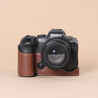 Ốp bảo vệ Canon R5 / R6 / R6II R10 Vỏ da đế thế hệ thứ hai Phụ kiện túi máy ảnh R100 / R50