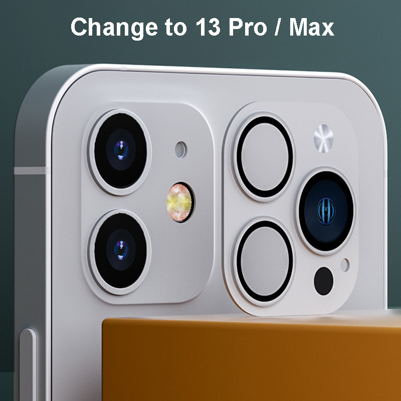 Bảo vệ camera giả Tương thích với iPhone 11 12 Chuyển sang IP13 Pro ...