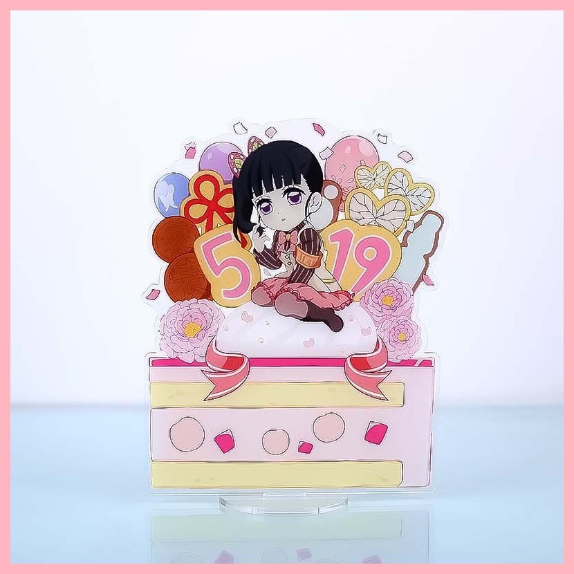 Đứng Mới Demon Slayer Tomioka Nezuko Zenitsu shinobu Demon Slayer Hàng Hóa Tomioka Giyuu Inosuke Tomioka Vợ Tôi Zenitsu Bướm Ninja Trang Trí Chân Đế Sinh Nhật