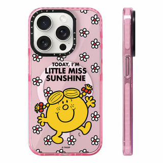 HÔM NAY I 'M LITTLE MISS SUNSHINE Vỏ sạc từ tính không dây Tương thích cho IPhone11 12 13 14 15 16 Pro Max Cover 16 PLUS Vỏ silicon mềm trong suốt chống sốc