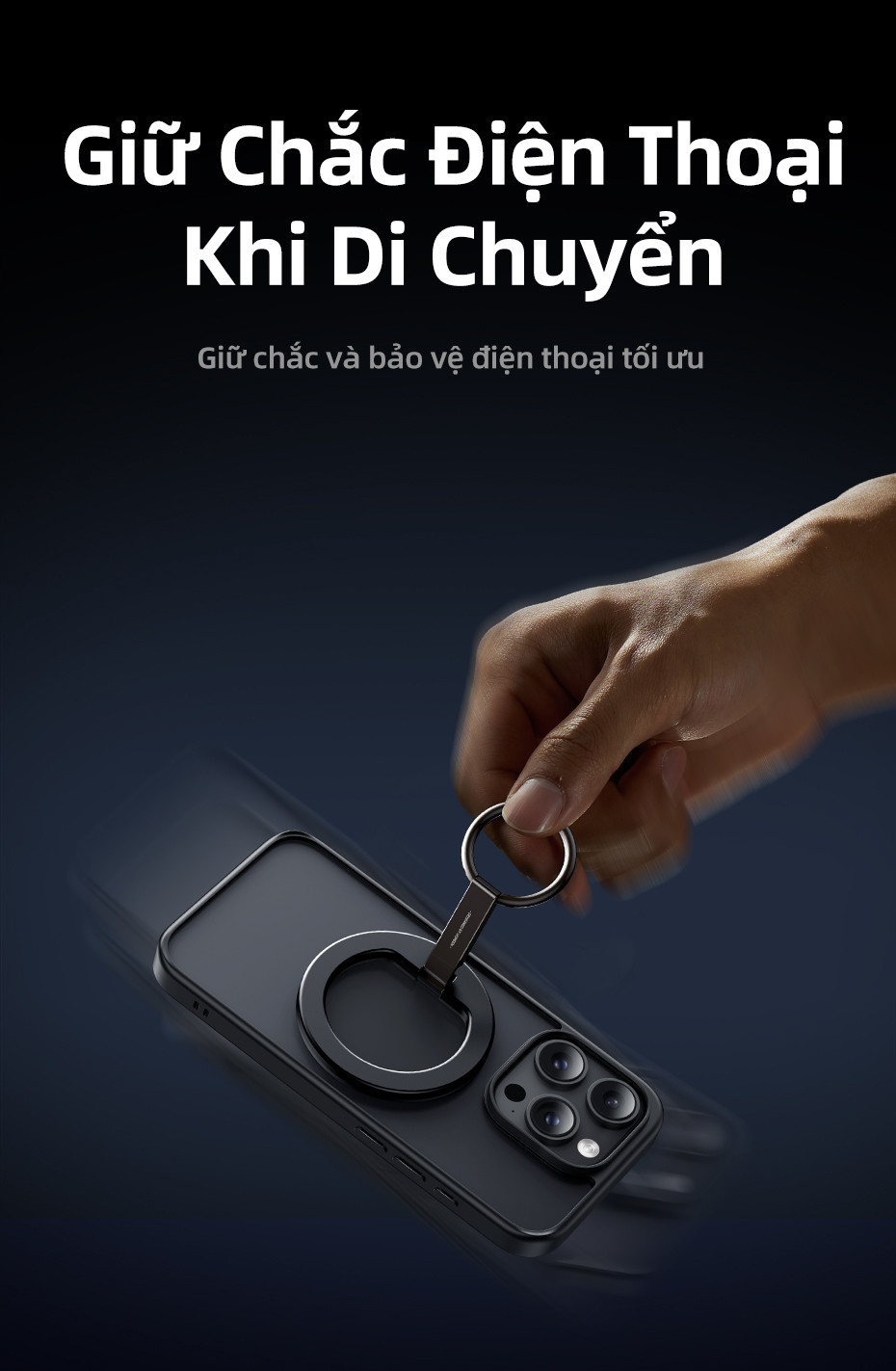 Ugreen MagSafe Giá đỡ vòng điện thoại từ tính Hợp kim kẽm Giá đỡ có thể điều chỉnh Kẹp điện thoại cho Samsung Huawei – ảnh mô tả chi tiết 7