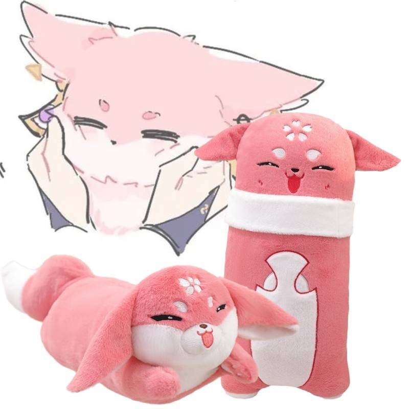 Tác Động Cuddly Genshin Yae Miko Fox Gối Sang Trọng Anime Plushie Sưu Tập