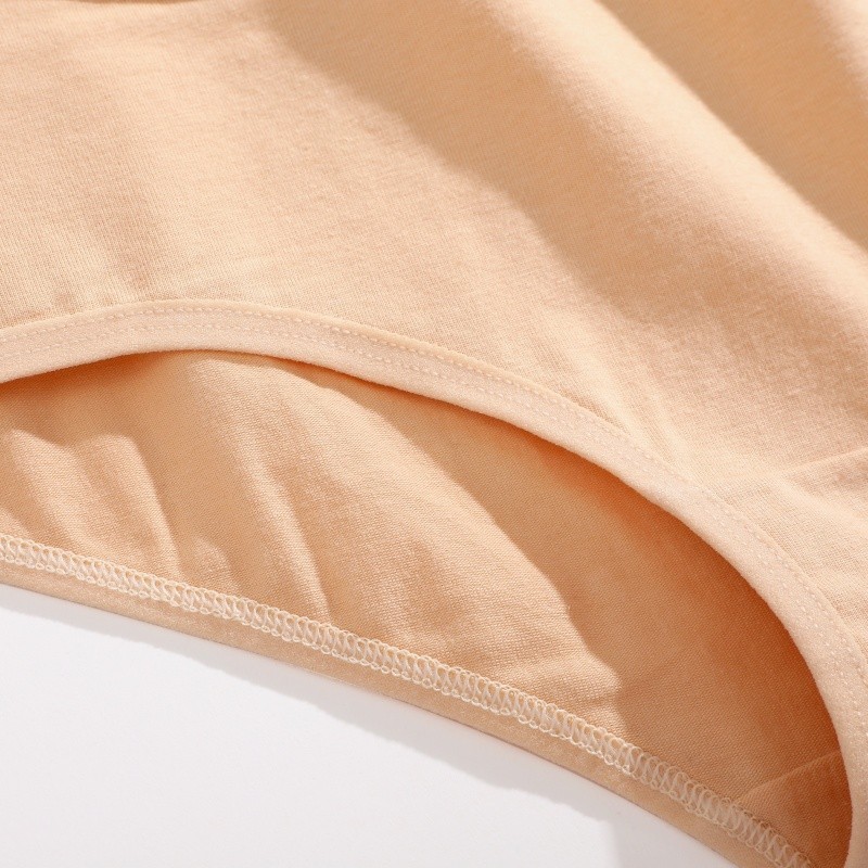 Mô tả Finetoo Quần Cotton cạp cao Quần lót điều khiển đàn hồi Quần lót thoải mái - 4