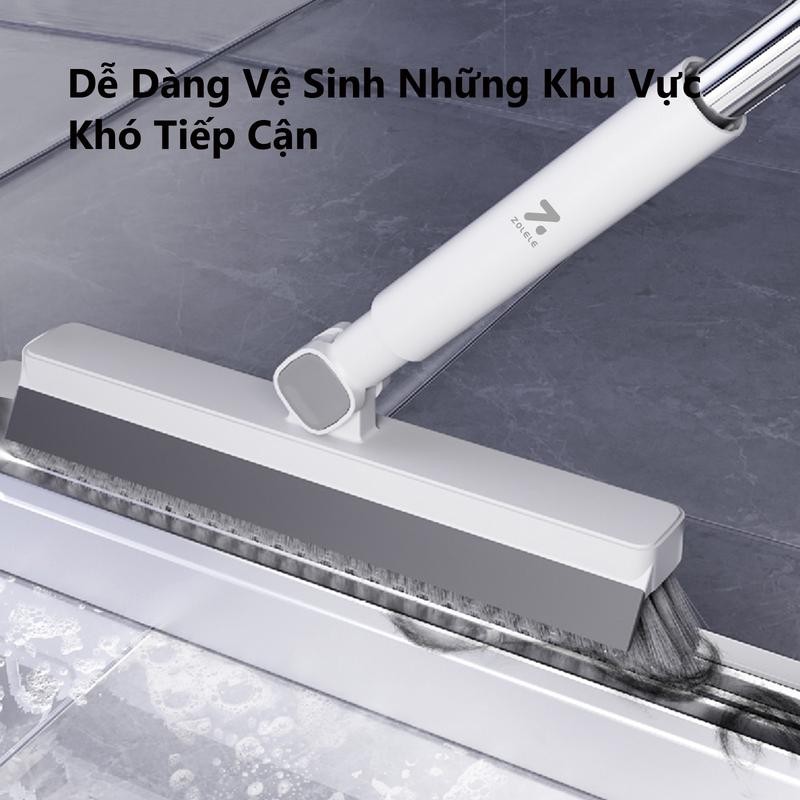 Mô tả Chổi chà sàn và gạt nước ZOLELE C1 2 trong 1 cây chà sàn nhà tắm gạt nước - Chính Hãng - 8