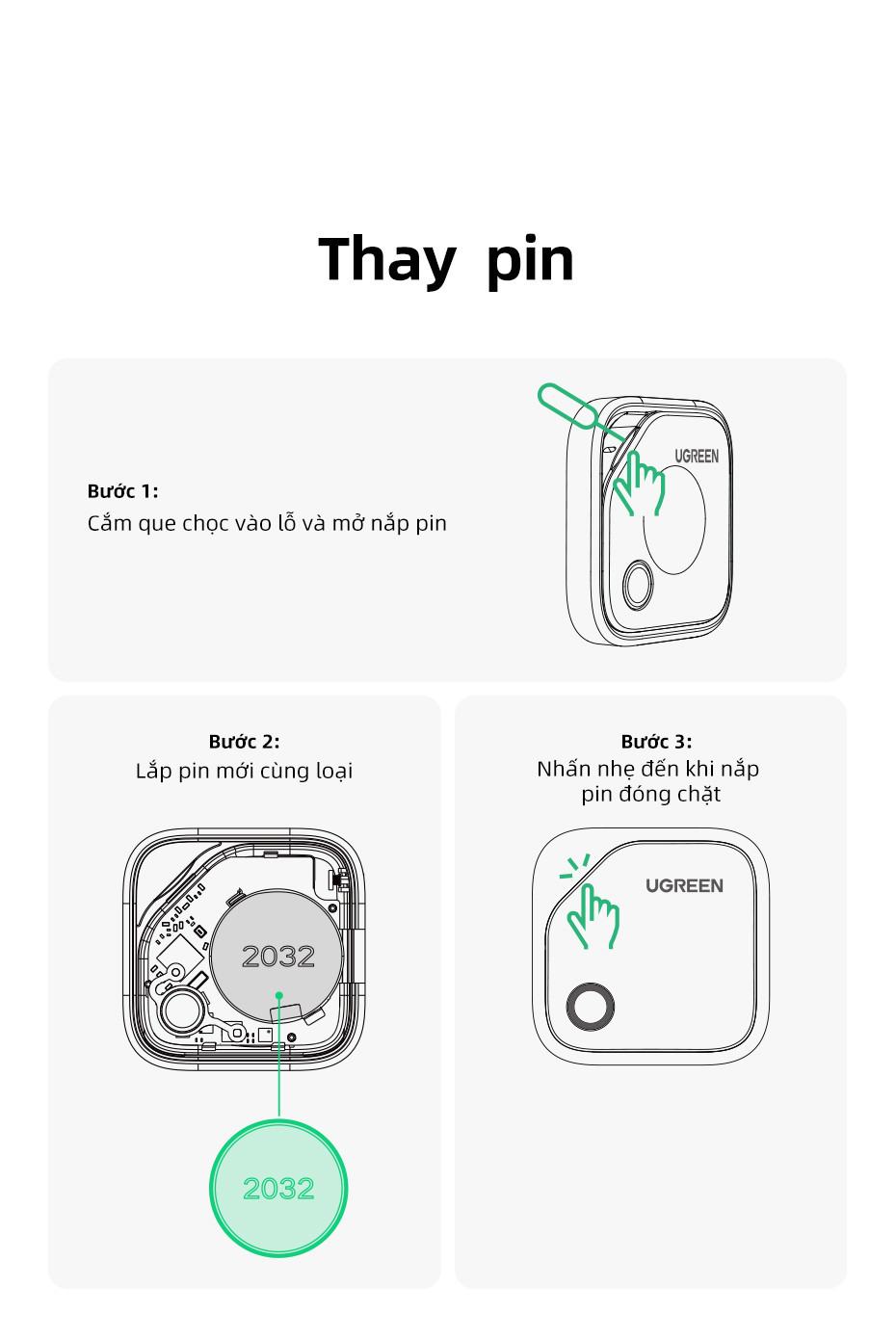 Ugreen Thẻ Thông Minh Định Vị Thông Minh Chống Mất Bluetooth5.0 Finder Airtag Theo Dõi Finder Định Vị cho iPhone 18 PM – ảnh mô tả chi tiết 10