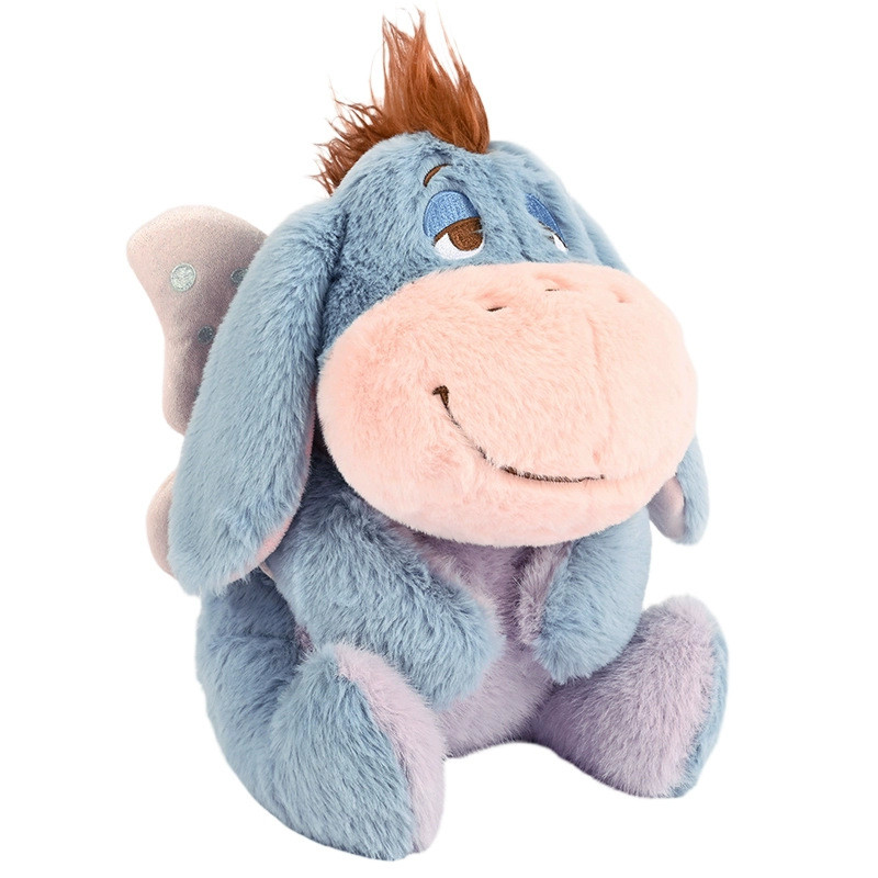 Gấu Heo Con Pooh Eeyore Với Cánh Bạc Sang Trọng Gối Búp Bê Cho Phòng Quà Tặng Trẻ Em