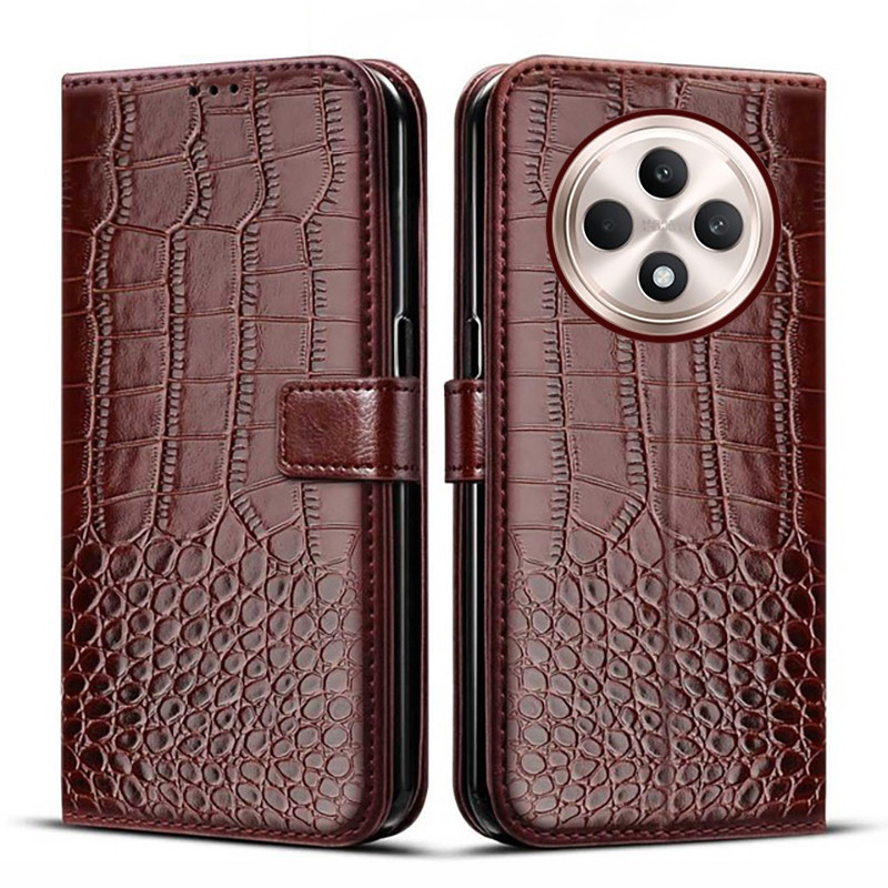Dành Cho OPPO Reno12 F 5G Ốp Lưng Ví Đựng Thẻ Đứng Từ Tính Lật Da Bao Da Dành Cho OPPO Reno12 F 5G Reno 12F 5G Ốp Lưng Điện Thoại