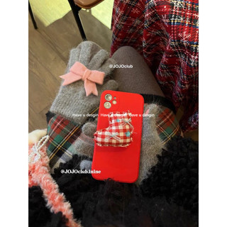 Have u desgin Winter Original Handmade Bow Dệt kim Găng tay ấm áp sang trọng