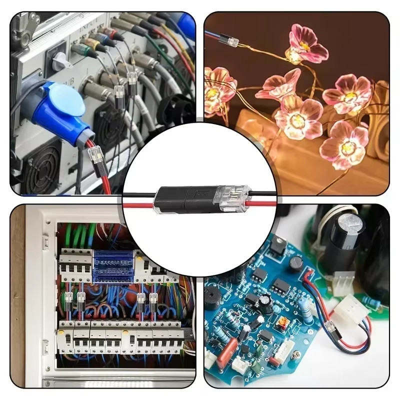 Đầu nối dây nhanh 2 pin 2 chiều, đầu cuối không dây, kẹp nối nhanh gia đình, phụ kiện