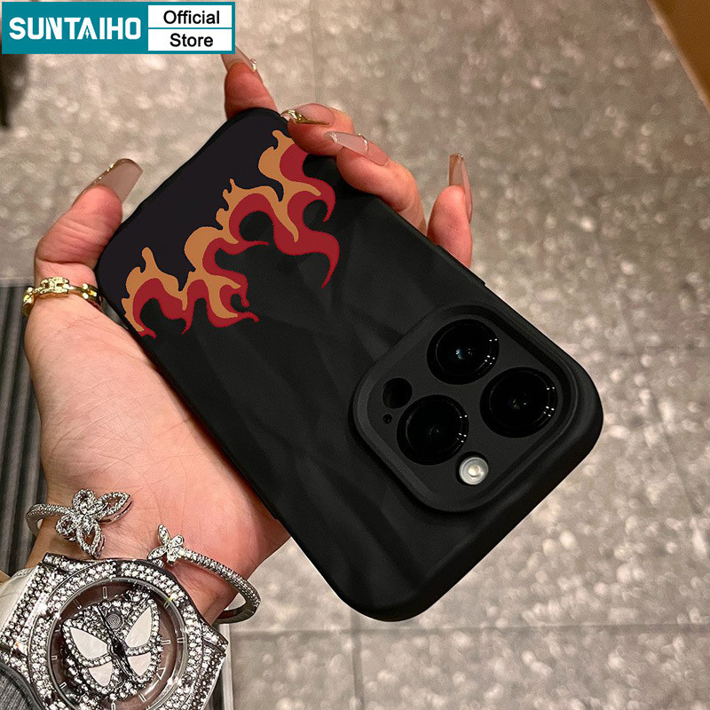 Ốp Lưng iPhone Suntaiho Họa Tiết Ngọn Lửa 6