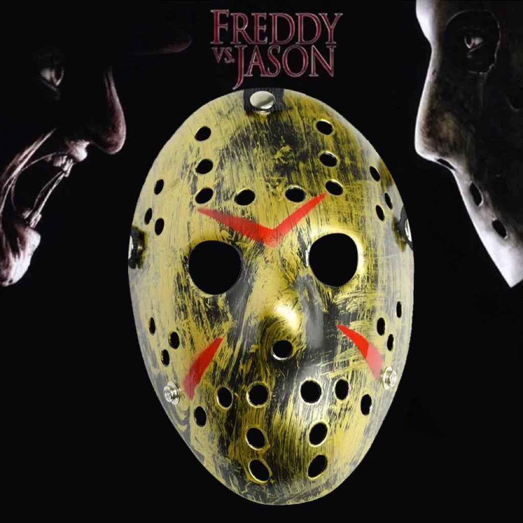 Mặt nạ đáng sợ Halloween Jason màu đen cho các bữa tiệc Cosplay và các sự kiện theo chủ đề kinh dị