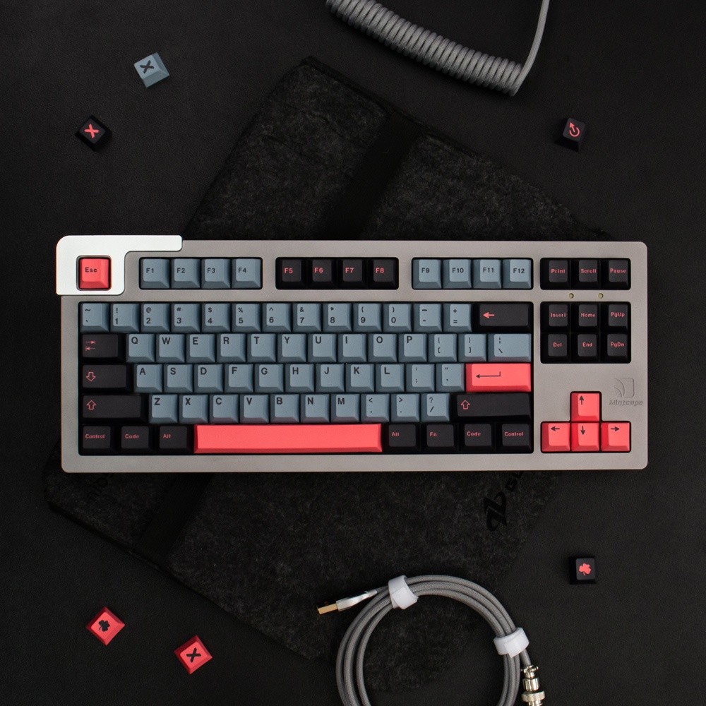 130 phím GMK 8008 PBT Keycap Cherry Profile DYE-SUB Keycaps cho bàn ...