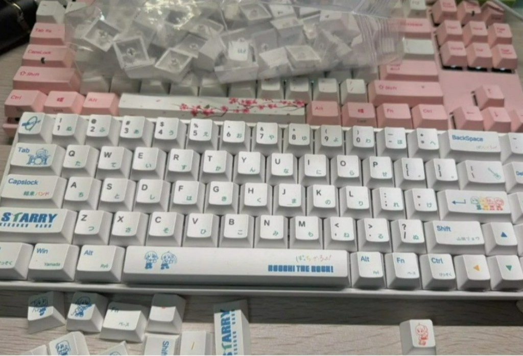 Yamada Ryo Keycaps Anh Đào Hồ Sơ 136 Phím PBT Nhuộm Thăng Hoa Anime ...