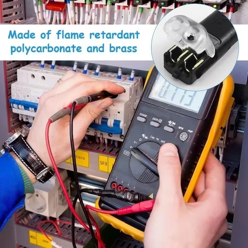 Đầu nối dây nhanh 2 pin 2 chiều, đầu cuối không dây, kẹp nối nhanh gia đình, phụ kiện