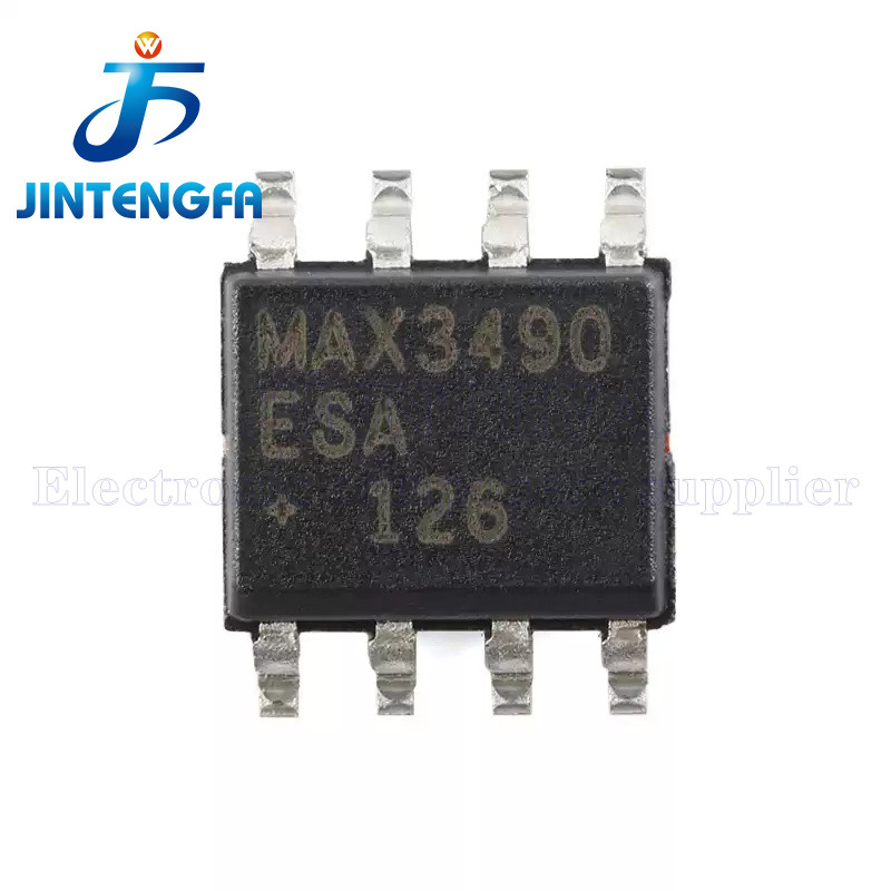 5 CÁI MAX3490ESA SOP-8 MAX3490 SMD 3.3V Powered 10Mbps và Slew-Rate ...