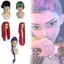 Skpop Cosplay Tóc Giả Với Tóc Thẳng Dài Và Lụa Nhiệt Độ Cao Cho Người Hâm Mộ Anime Và Hội Nghị