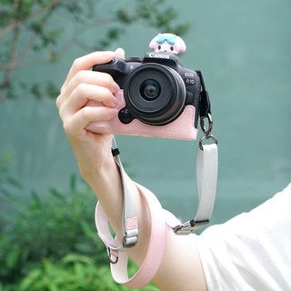 Thích hợp cho túi đựng máy ảnh Canon R10, Vỏ bảo vệ máy ảnh R50, Vỏ bảo vệ R100, Vỏ da cổ điển, Túi đeo chéo đơn Micro, Dây đeo vai, Phụ kiện dễ thương