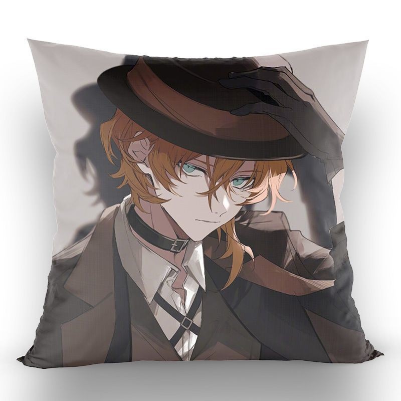 Gối Bungo Đi Lạc Chó Nakahara Chuuya Dazai osamu Ryunosuke Akutagawa Bungo Đi Lạc Chó Gối Con Người Loại osamu Nakajima Anime Ngoại Vi Đệm Nam Nữ Trường Quà Tặng Sinh Nhật