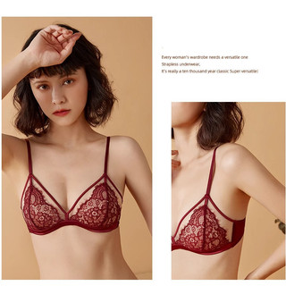 Thanh Niên Cô Gái Mỏng Cốc Áo Ngực Gợi Cảm Ren Quần Lót Nhỏ Ngực Mềm Mại Không Dây Nữ Bralette Quần Lót Nữ