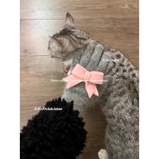Have u desgin Winter Original Handmade Bow Dệt kim Găng tay ấm áp sang trọng