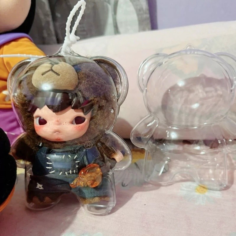 2 Chiếc Hộp Đựng Búp Bê Di Động Cho Hirono Living Wild Doll Chống Thấm Nước Chống Bụi Vỏ Lulupig HD Hộp Bảo Vệ Trong Suốt (Không Có Búp Bê)