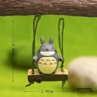 Mô hình nhựa Mini mèo xoay Totoro cho bộ sưu tập và quà tặng trang trí sân vườn