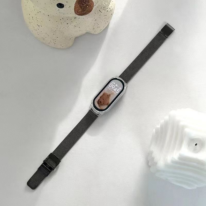 Dây đeo bằng thép không gỉ cho Xiaomi Mi Band 11 10 9 8 7 6 5 4 3 Đồng hồ thông minh Milanese Wirst Loop Vòng tay từ tính Miband 8 7 9 10 11 Phụ kiện dây đeo cổ tay – ảnh mô tả chi tiết 7